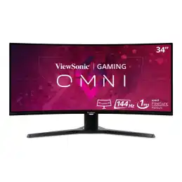 ViewSonic OMNI Gaming - Écran LED - jeux - incurvé - 34" - 3440 x 1440 WQHD @ 144 Hz - MVA - 300 cd - m... (VX3418-2KPC)_1