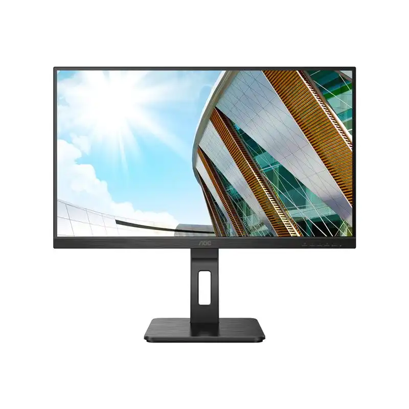 AOC - Écran LED - 27" - 2560 x 1440 QHD @ 75 Hz - IPS - 300 cd - m² - 1000:1 - 4 ms - HDMI, VGA, DisplayPort... (Q27P2Q)_1