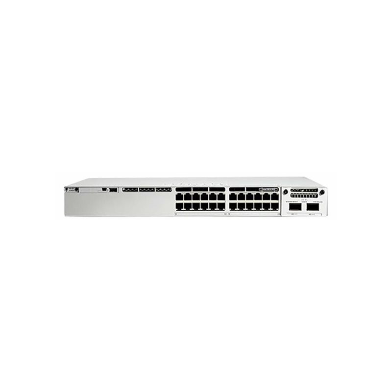 Network Essentials - commutateur - C3 - Géré - 24 x 10 - 100 - 1000 (PoE+) - Montable sur rack - P... (C9300-24P-E)_1