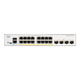 Commutateur - C3 - Géré - 16 x 10 - 100 - 1000 (PoE+) + 4 x Ethernet 10 Go SFP+ - Montable sur ra... (C1300-16P-4X)_2