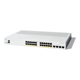Commutateur - C3 - intelligent - 24 x 10 - 100 - 1000 (PoE+) + 4 x Ethernet 10 Go SFP+ - Montable... (C1200-24P-4X)_1