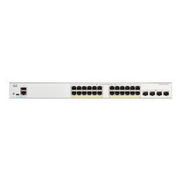 Commutateur - C3 - intelligent - 24 x 10 - 100 - 1000 (PoE+) + 4 x Ethernet 10 Go SFP+ - Montable... (C1200-24P-4X)_2