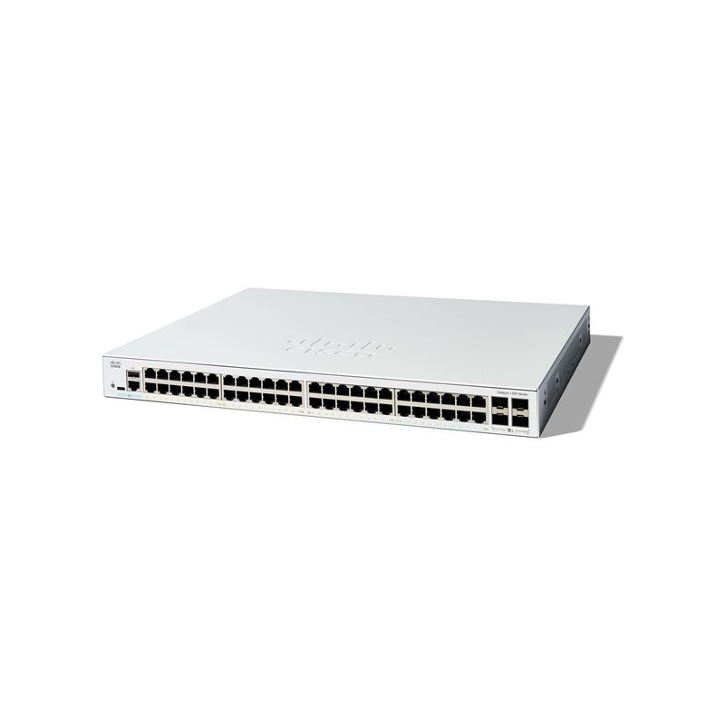 Commutateur - C3 - Géré - 48 x 10 - 100 - 1000Base-T + 4 x 10 Gigabit SFP+ - Montable sur rack (C1300-48T-4X)_1