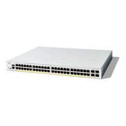 Commutateur - C3 - Géré - 48 x 10 - 100 - 1000 (PoE+) + 4 x Gigabit SFP - Montable sur rack - Po... (C1300-48FP-4G)_1