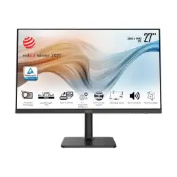 MSI Modern MD272QP - Écran LED - 27" - 2560 x 1440 WQHD @ 75 Hz - IPS - 250 cd - m² - 1000:1 - 4 ms ... (9S6-3PB19H-010)_3