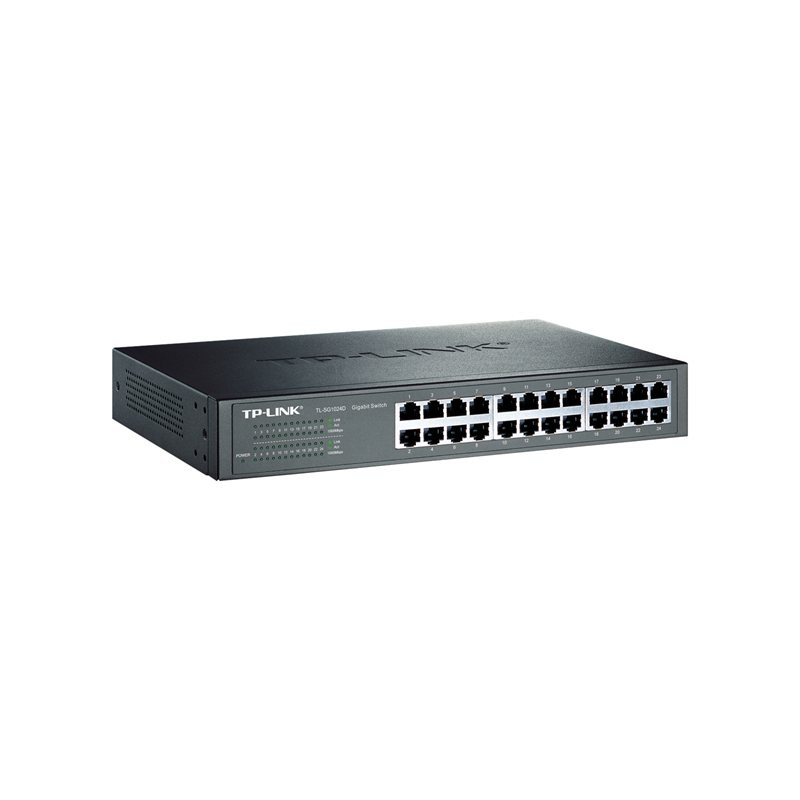 TP-LINK 24 port Desktop - Rackmount Gigabit Switch (TL-SG1024D)_1