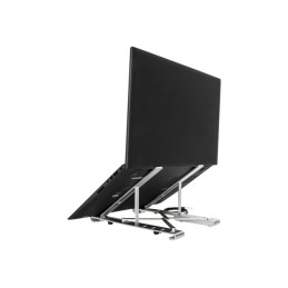 Support pour ordinateur portable - avec concentrateur USB 4 ports - 10" - 15.6" - argent (AWU100205GL)_9