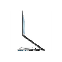 Support pour ordinateur portable - avec concentrateur USB 4 ports - 10" - 15.6" - argent (AWU100205GL)_17