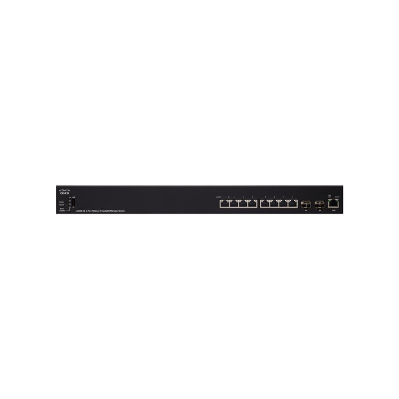 Commutateur - Géré - 6 x 10 Gigabit Ethernet + 2 x 10 Gigabit Ethernet - 10 Gigabit Etherne... (SX350X-08-K9-EU-RF)_1