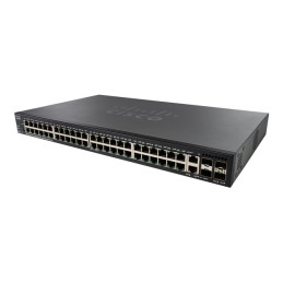 Commutateur - Géré - 48 x 10 - 100 - 1000 (PoE+) + 2 x combo 10 gigabits SFP+ + 2 x 10 Giga... (SG350X-48P-K9NA-RF)_1