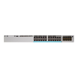 Network Essentials - commutateur - C3 - 24 x 10 - 100 - 1000 + 4 x SFP+ 10 Go (liaison mont... (C9300L-24T-4X-E-RF)_1