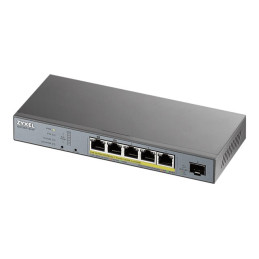 Commutateur - intelligent - 5 x 10 - 100 - 1000 (PoE+) + 1 x Gigabit SFP (liaison montante)... (GS1350-6HP-EU0101F)_3