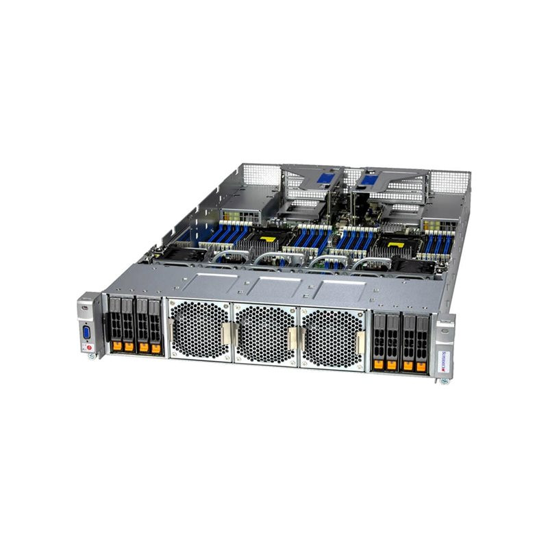 Serveur - Montable sur rack 2U - pas de processeur - RAM 0 Go - SATA - hot-swap 2.5" baie(s) -... (SYS-241H-TNRTTP)_1