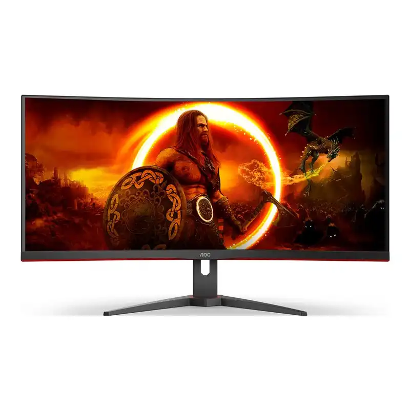 AOC Gaming - Écran LED - jeux - incurvé - 34" - 3440 x 1440 WQHD @ 144 Hz - VA - 4000:1 - HDR10 - 1 ms ... (CU34G2XE/BK)_1