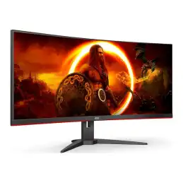 AOC Gaming - Écran LED - jeux - incurvé - 34" - 3440 x 1440 WQHD @ 144 Hz - VA - 4000:1 - HDR10 - 1 ms ... (CU34G2XE/BK)_3