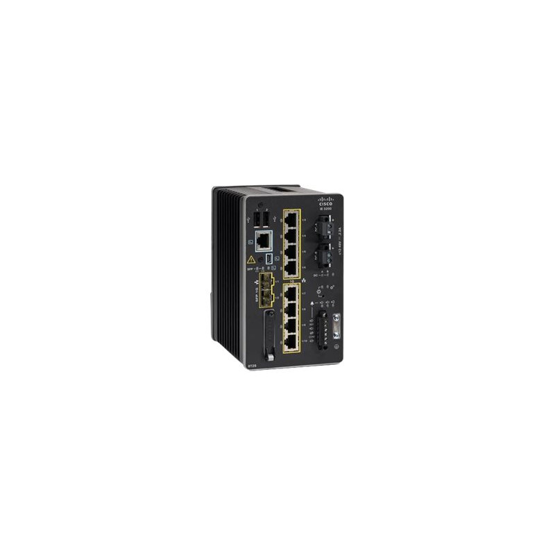 Network Essentials - commutateur - Géré - 8 x 10 - 100 - 1000 + 2 x Gigabit SFP - Montage su... (IE-3200-8T2S-E-RF)_1