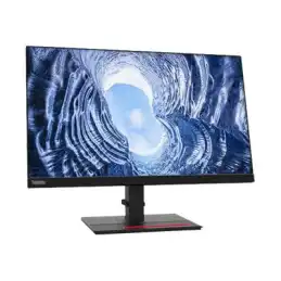 Lenovo ThinkVision T24h-20 - Écran LED - 23.8" - 2560 x 1440 QHD @ 60 Hz - IPS - 300 cd - m² - 1000:1 - ... (61F0GAR1EU)_3