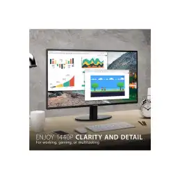 ViewSonic - Écran LED - 27" - 2560 x 1440 WQHD @ 60 Hz - IPS - 300 cd - m² - 1000:1 - 5 ms - 2xHDMI,... (VA2719-2K-SMHD)_6