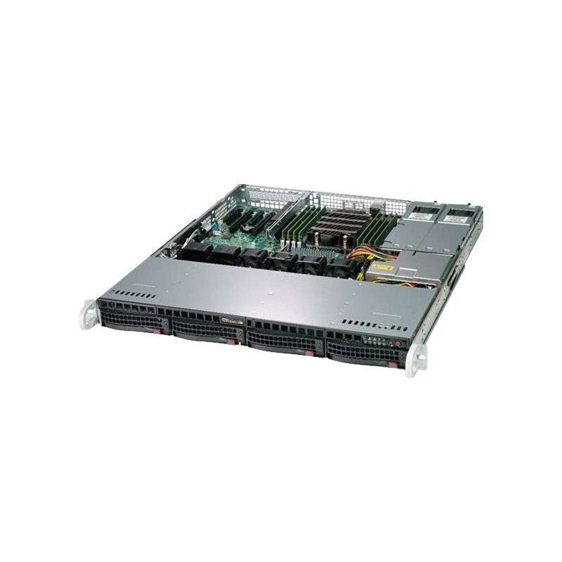 Serveur - Montable sur rack 1U - 1 voie - pas de processeur - RAM 0 Go - SATA - hot-swap 3.5" bai... (AS-1013S-MTR)_1