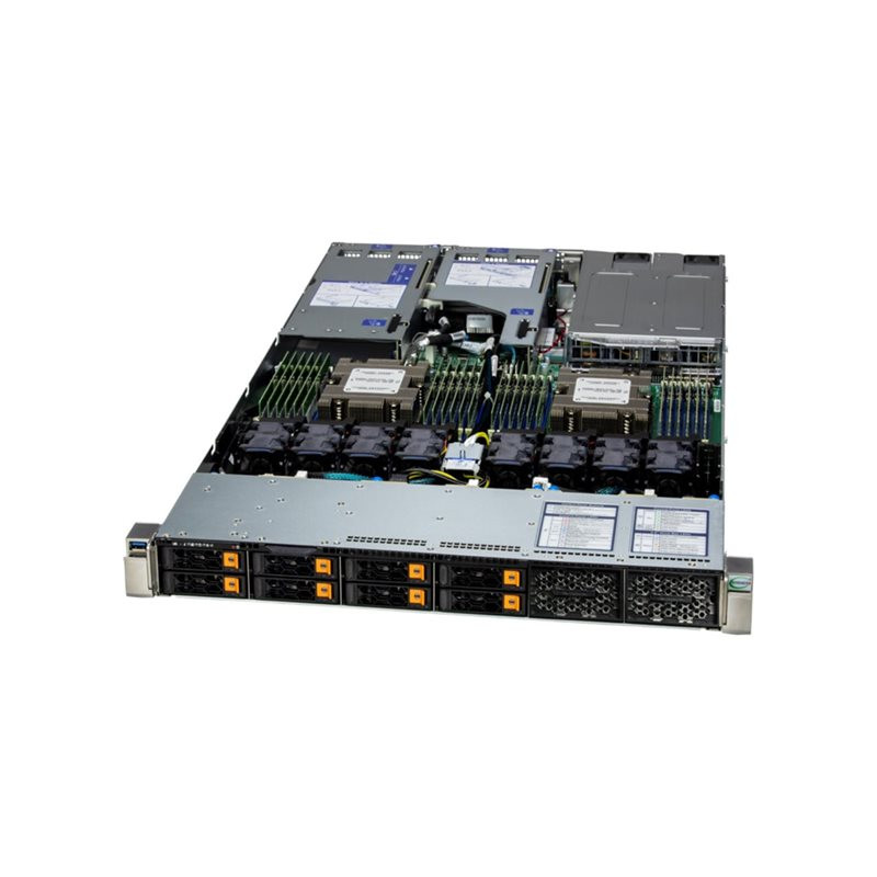 Serveur - Montable sur rack 1U - 2 voies - 2 x EPYC 9654 - jusqu'à 3.7 GHz - RAM 2.3 To - SAT... (AS-1125HS-TNR-G1)_1