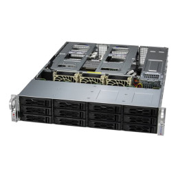 Serveur - Montable sur rack 2U - 1 voie - 1 x EPYC 9454P - jusqu'à 3.65 GHz - RAM 768 Go - SA... (AS-2015CS-TNR-G1)_1