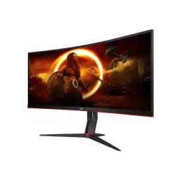 AOC Gaming - Écran LED - jeux - incurvé - 34" - 3440 x 1440 WQHD @ 100 Hz - VA - 300 cd - m² - 3000:1 - 1... (CU34G2/BK)_2