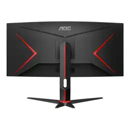 AOC Gaming - Écran LED - jeux - incurvé - 34" - 3440 x 1440 WQHD @ 100 Hz - VA - 300 cd - m² - 3000:1 - 1... (CU34G2/BK)_6