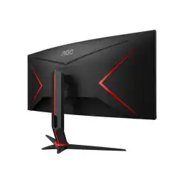 AOC Gaming - Écran LED - jeux - incurvé - 34" - 3440 x 1440 WQHD @ 100 Hz - VA - 300 cd - m² - 3000:1 - 1... (CU34G2/BK)_8