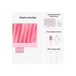 Tout-en-un M4 - RAM 16 Go - SSD 256 Go - Apple M4 8-core - IEEE 802.11ax (Wi-Fi 6E), Bluetooth 5.3 -... (MWUG3FN/A)_5