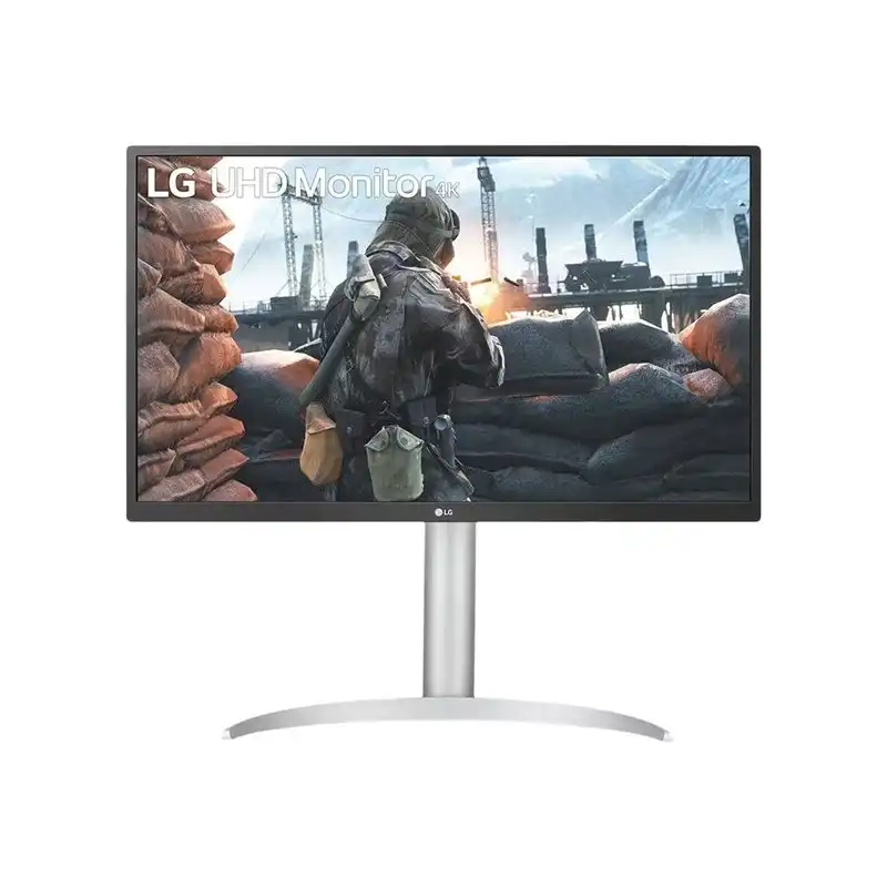 LG - Écran LED - 27" - 3840 x 2160 4K @ 60 Hz - IPS - 300 cd - m² - 1000:1 - HDR10 - 5 ms - 2xHDMI, Disp... (27UP550P-W)_1