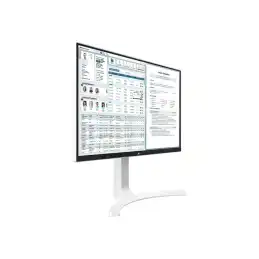 LG - Écran LED - 8MP - couleur - 27" - 3840 x 2160 4K - IPS - 350 cd - m² - 1000:1 - 14 ms - 2xHDMI, Dis... (27HJ712C-W)_3