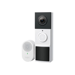 Caméra de sonnette - avec caméra - sans fil - 802.11b - g - n - 2.4 Ghz - avec Tapo Doorbell Chime (TD21)_1