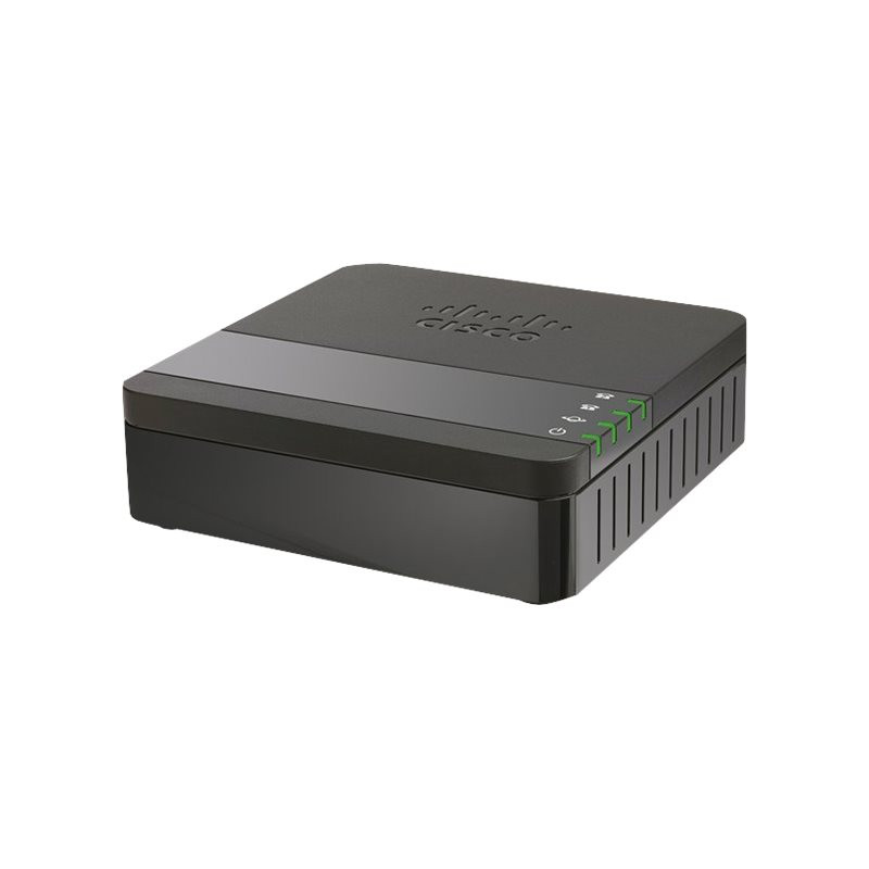 Adaptateur de téléphone VoIP - 100Mb LAN - montage mural (ATA191-K9)_1