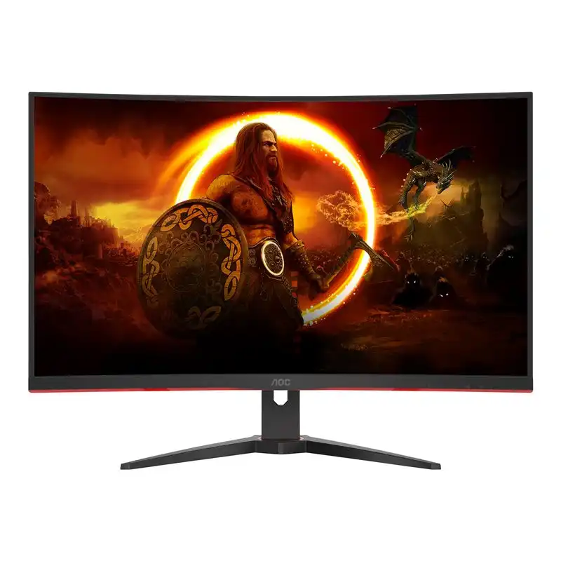 AOC Gaming - Écran LED - jeux - incurvé - 32" (31.5" visualisable) - 2560 x 1440 QHD @ 165 Hz - VA - 30... (CQ32G2SE/BK)_1