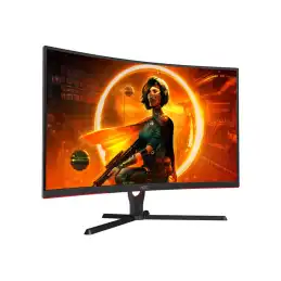 AOC Gaming - Écran LED - jeux - incurvé - 32" (31.5" visualisable) - 1920 x 1080 Full HD (1080p) @ 165 H... (C32G3AE/BK)_3