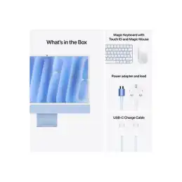 Tout-en-un M4 - RAM 16 Go - SSD 256 Go - Apple M4 8-core - IEEE 802.11ax (Wi-Fi 6E), Bluetooth 5.3 -... (MWUF3FN/A)_4