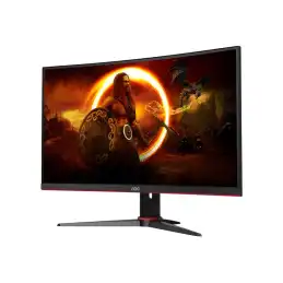 AOC Gaming - Écran LED - jeux - incurvé - 24" (23.6" visualisable) - 1920 x 1080 Full HD (1080p) @ 165 H... (C24G2AE/BK)_4