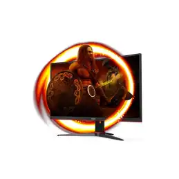 AOC Gaming - Écran LED - jeux - incurvé - 24" (23.6" visualisable) - 1920 x 1080 Full HD (1080p) @ 165 H... (C24G2AE/BK)_17