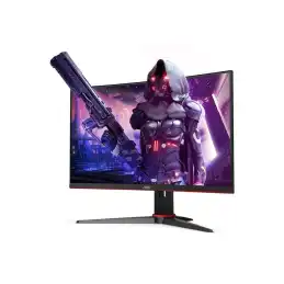 AOC Gaming - Écran LED - jeux - incurvé - 24" (23.6" visualisable) - 1920 x 1080 Full HD (1080p) @ 165 H... (C24G2AE/BK)_18