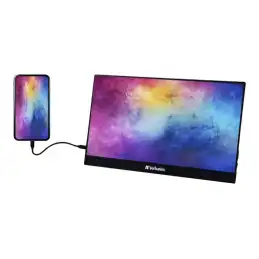 Verbatim MONITEUR PORTABLE 14 Full HD 1080p PM14 HDMI, 2xUSB-C haut-parleurs (49590)_3