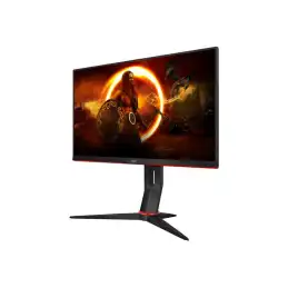 AOC Gaming - Écran LED - jeux - 23.8" - 1920 x 1080 Full HD (1080p) @ 75 Hz - IPS - 250 cd - m² - 1000:1 ... (24G2U5/BK)_2