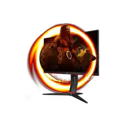 AOC Gaming - Écran LED - jeux - 23.8" - 1920 x 1080 Full HD (1080p) @ 75 Hz - IPS - 250 cd - m² - 1000:1 ... (24G2U5/BK)_9