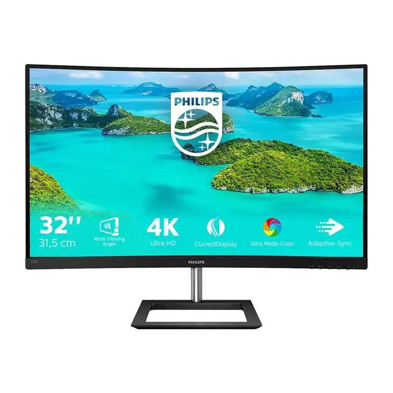 Philips E-line 328E1CA - Écran LED - incurvé - 32" (31.5" visualisable) - 3840 x 2160 4K @ 60 Hz - VA - ... (328E1CA/00)_1