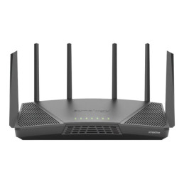 Routeur sans fil commutateur 4 ports - 1GbE, 2.5GbE - ports WAN : 2 - Wi-Fi 6 - Tri-bande (RT6600AX)_1