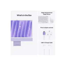 Tout-en-un M4 - RAM 16 Go - SSD 256 Go - Apple M4 8-core - IEEE 802.11ax (Wi-Fi 6E), Bluetooth 5.3 - macO... (Z1E7)_8