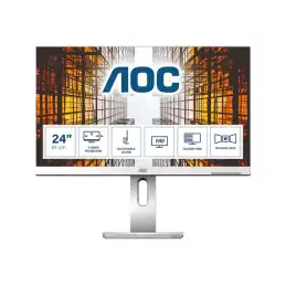AOC - Écran LED - 24" - 1920 x 1200 WUXGA @ 60 Hz - IPS - 300 cd - m² - 1000:1 - 4 ms - HDMI, DVI, Display... (X24P1/GR)_2