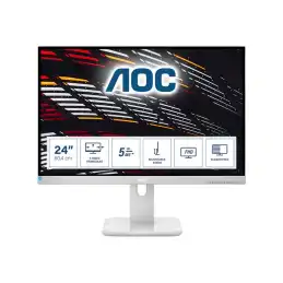 AOC - Écran LED - 23.8" - 1920 x 1080 Full HD (1080p) @ 60 Hz - IPS - 250 cd - m² - 1000:1 - 5 ms - HDMI, D... (24P1/GR)_1