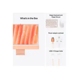 Tout-en-un M4 - RAM 16 Go - SSD 256 Go - Apple M4 8-core - IEEE 802.11ax (Wi-Fi 6E), Bluetooth 5.3 - macO... (Z1E8)_7