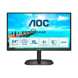AOC - B2 Series - écran LED - 23.8" - 1920 x 1080 Full HD (1080p) @ 75 Hz - VA - 250 cd - m² - 3000:1 - 4 m... (24B2XDM)_1