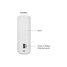 Système Wi-Fi - (rallonge) - jusqu'à 180 m² - maillage 1GbE, 2.5GbE, Wi-Fi 7 Multi-Bande (RBE770-100EUS)_3